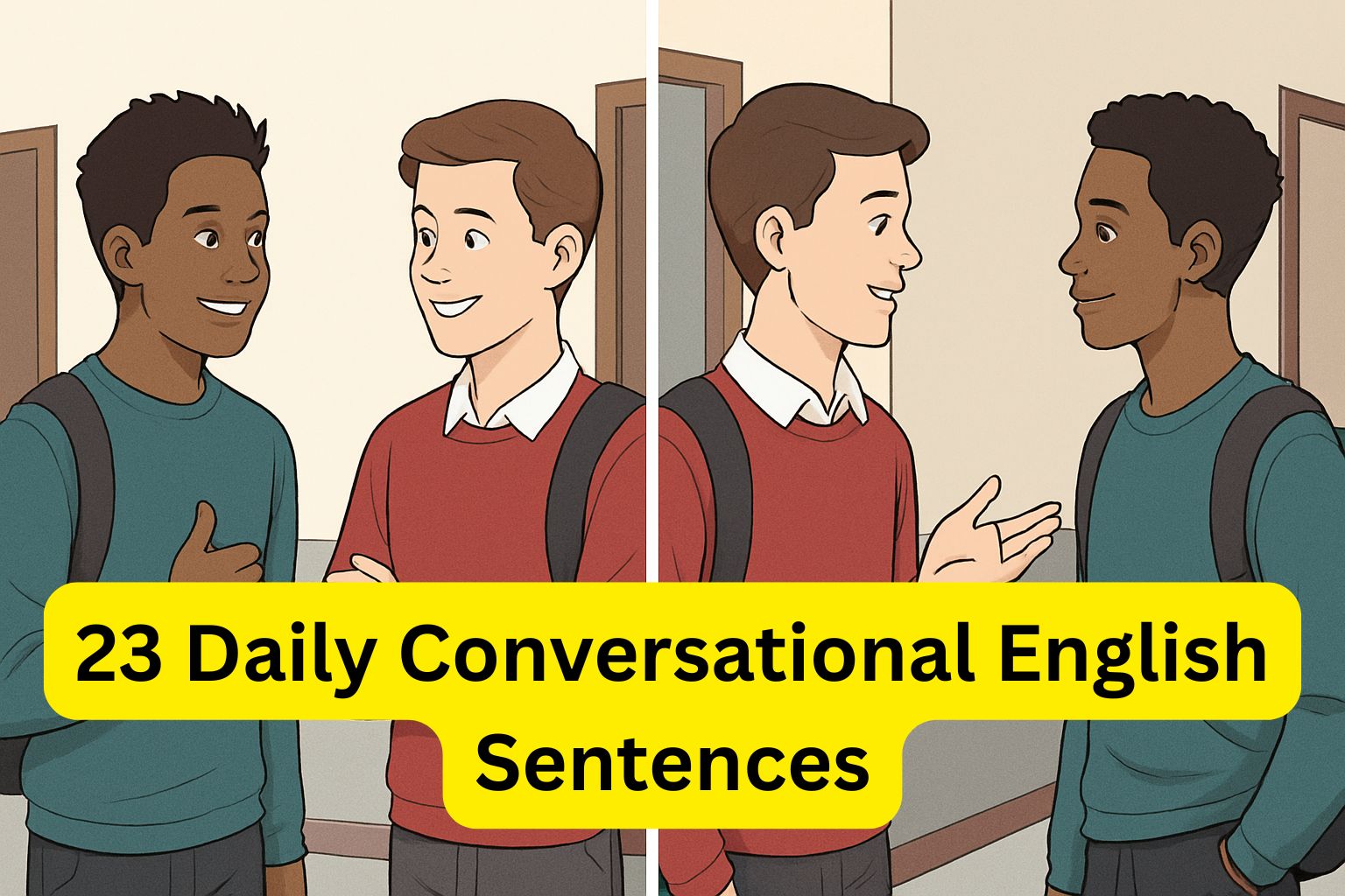 23 Daily Conversational English Sentences